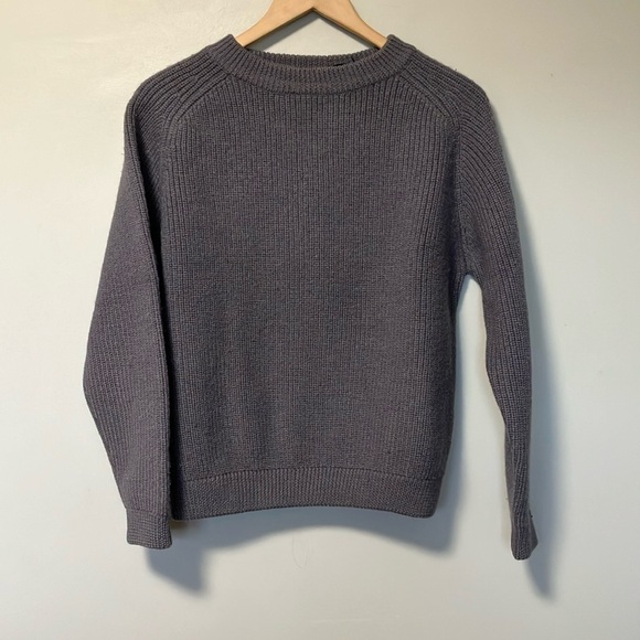 Patagonia Sweaters - Patagonia Vintage 100% wool grey sweater made in Hong  Kong